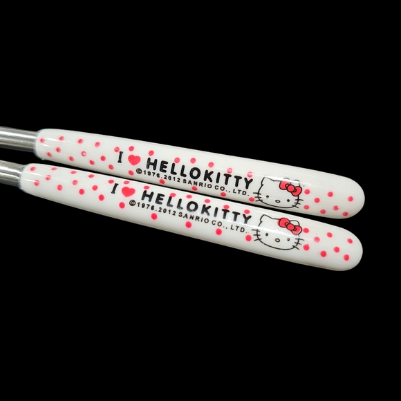 Hello Kitty CHOP STICKS Stainless Steel New L👀K - Picture 2 of 3